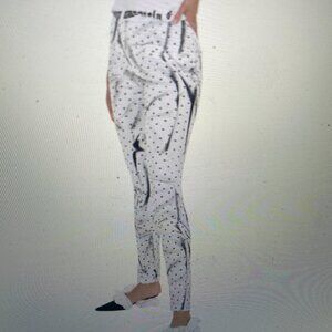 MM6 MAISON MARGIELA POLKA PRINTED LEGGINGS